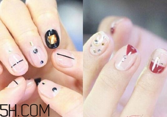 美甲涂什么顏色好看？2018冬天最美的韓式美甲