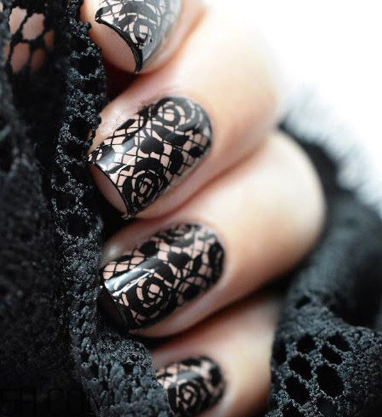 春天什么樣的美甲好看？美甲蕾絲款式圖片大全