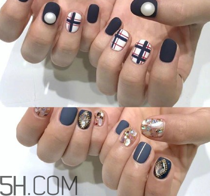 2018日式小清新美甲最新款 冬季美甲圖片2018新款式 2018日式小清新美甲最新款 冬季美甲圖片2018新款式