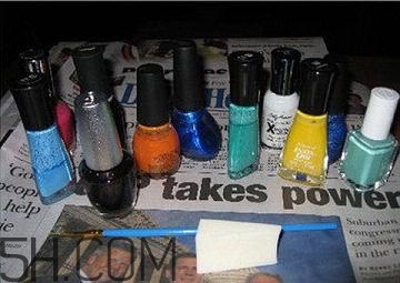 2018初春美甲新款式 簡(jiǎn)單美甲diy星空美甲教程