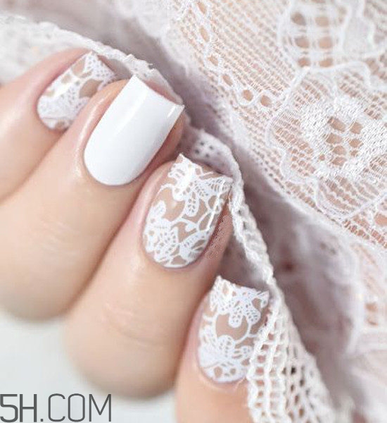 春天什么樣的美甲好看？美甲蕾絲款式圖片大全