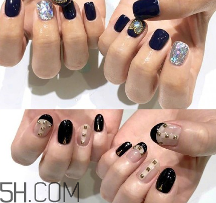 2018日式小清新美甲最新款 冬季美甲圖片2018新款式 2018日式小清新美甲最新款 冬季美甲圖片2018新款式