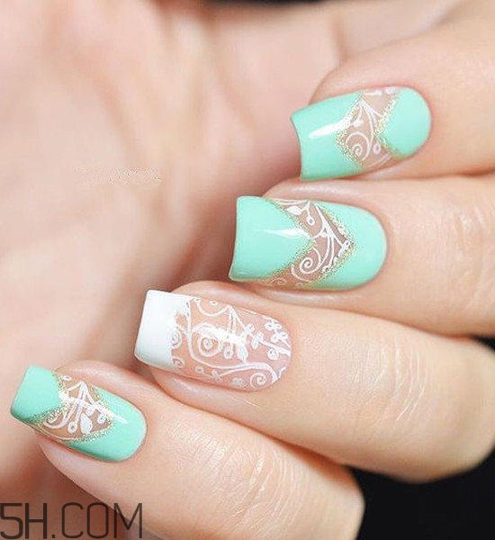 春天什么樣的美甲好看？美甲蕾絲款式圖片大全