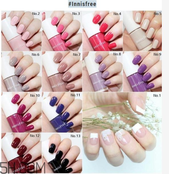 冬天美甲適合什么顏色？純色美甲跳色款式搭配圖