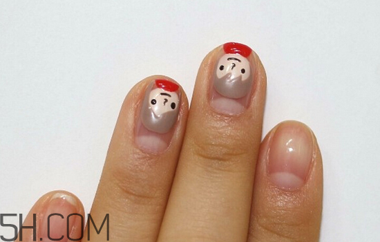 做磨砂美甲多少錢？卡通人物美甲教程步驟