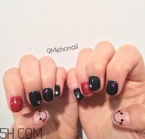 水染美甲用的什么指甲油？2018秋冬美甲最新款圖片