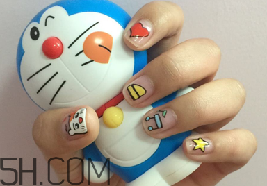 手黃做什么美甲好看？2018全新卡通可愛(ài)美甲款式