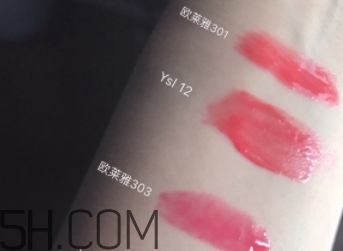 歐萊雅唇釉301和303哪個好看？歐萊雅唇釉301和303對比