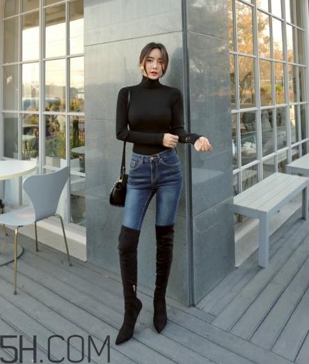 冬天穿牛仔褲配什么鞋子？冬天牛仔褲搭配鞋子圖片