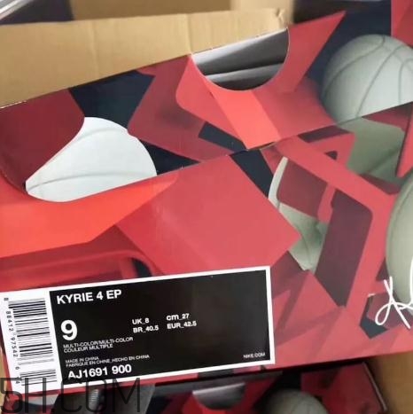 nike kyrie 4 multi color鴛鴦配色實物諜照什么樣？