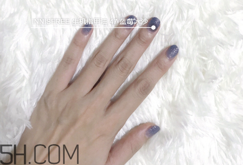 悅詩風(fēng)吟指甲油藍(lán)莓冰沙好看嗎？怎么讓指甲油干得快？