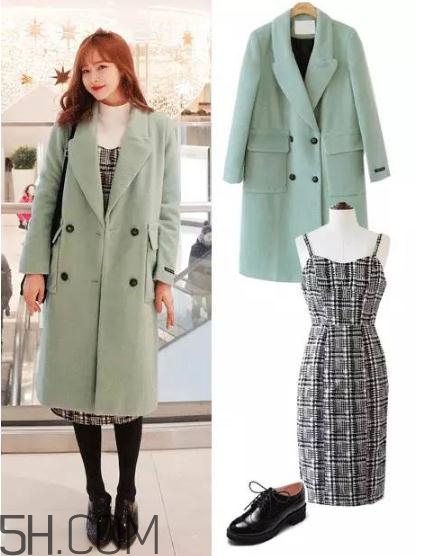 大衣搭配連衣裙好看嗎？冬季連衣裙搭配大衣圖片