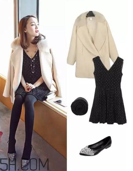 大衣搭配連衣裙好看嗎？冬季連衣裙搭配大衣圖片