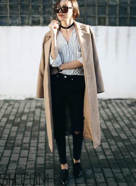 羊絨大衣搭配什么鞋子？羊絨大衣搭配鞋子圖片