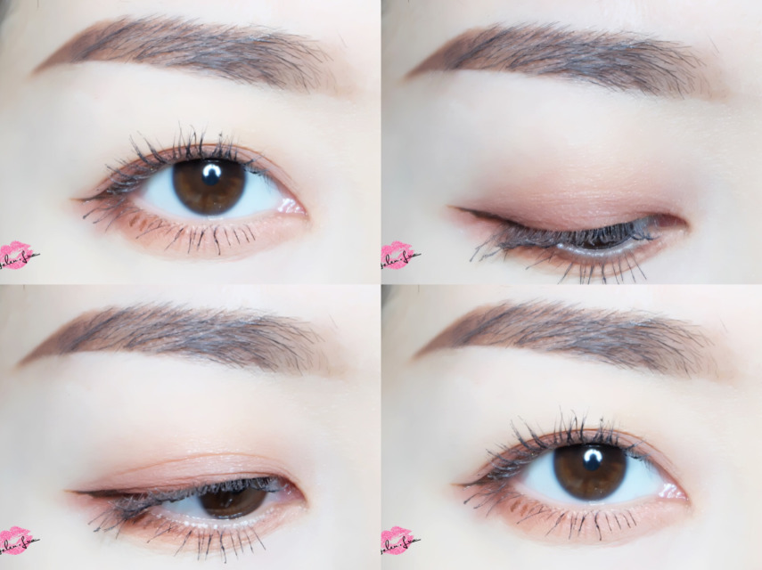 la girl四色眼影色號(hào)試色 洛杉磯女孩眼影試色