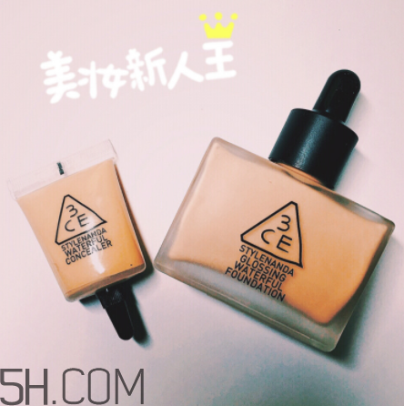 3ce超水潤粉底液好用嗎？3ce粉底液和遮瑕液使用感