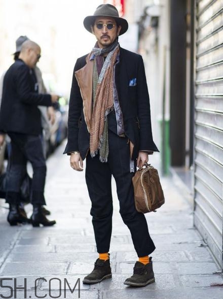 男士九分褲配什么襪子好看？男士九分褲搭配襪子圖片