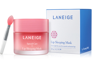 蘭芝夜間唇膜每次敷多厚？每次用多少？