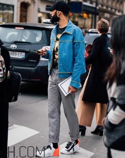 男士九分褲配什么鞋子好看？男士九分褲搭配鞋子圖片