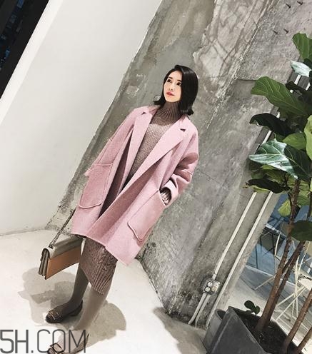 粉色大衣搭配什么鞋子？粉色大衣搭配鞋子圖片