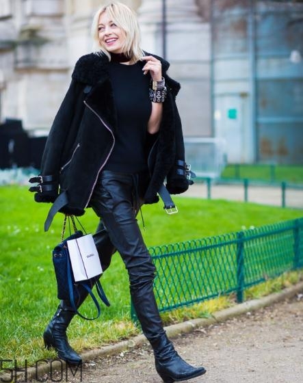 皮毛一體什么顏色好看？皮毛一體外套搭配圖