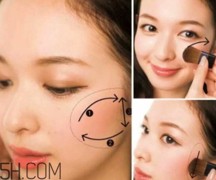 腮紅刷怎么用？腮紅刷使用步驟