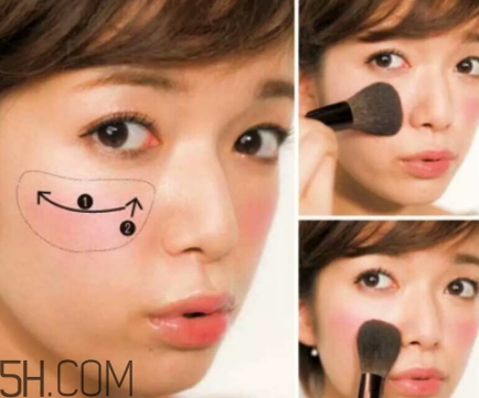 腮紅刷怎么用？腮紅刷使用步驟