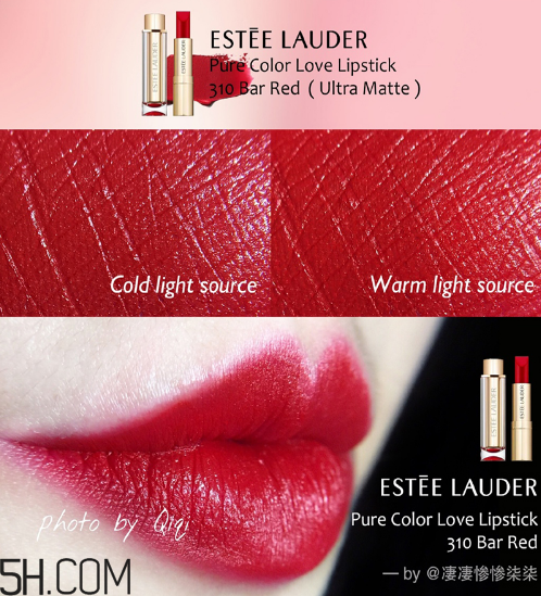 雅詩蘭黛戀愛唇膏哪個色比較火？崔雪莉雅詩蘭黛畫報口紅色號