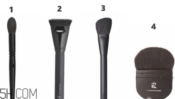 修容膏用什么刷子？從刷毛和刷型上分析