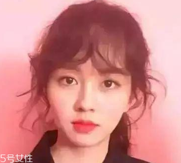 M型短劉海適合什么臉型？幫助大臉遮住大額頭