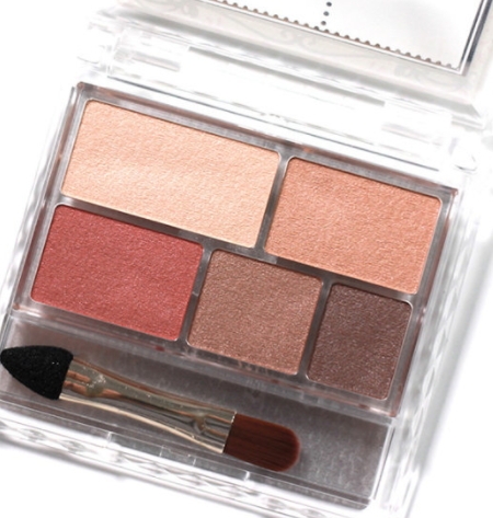 canmake五色啞光眼影03試色 新晉網(wǎng)紅勃艮第色盤(pán)