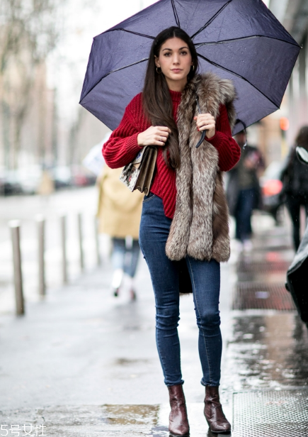 皮草披肩怎么搭配？分分鐘撩倒男神