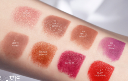 Milani口紅色號(hào)哪個(gè)適合黃皮？5號(hào)適合