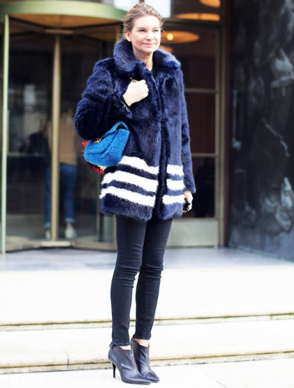 藍(lán)色皮草怎么搭配？盡顯高貴迷人氣質(zhì)