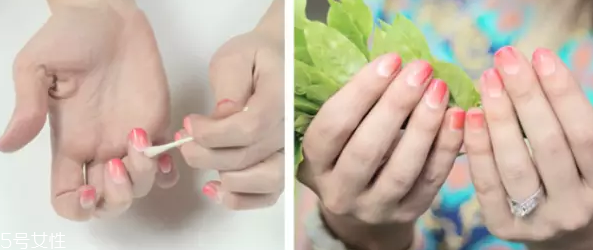 漸變指甲怎么配色？溫暖配色教程