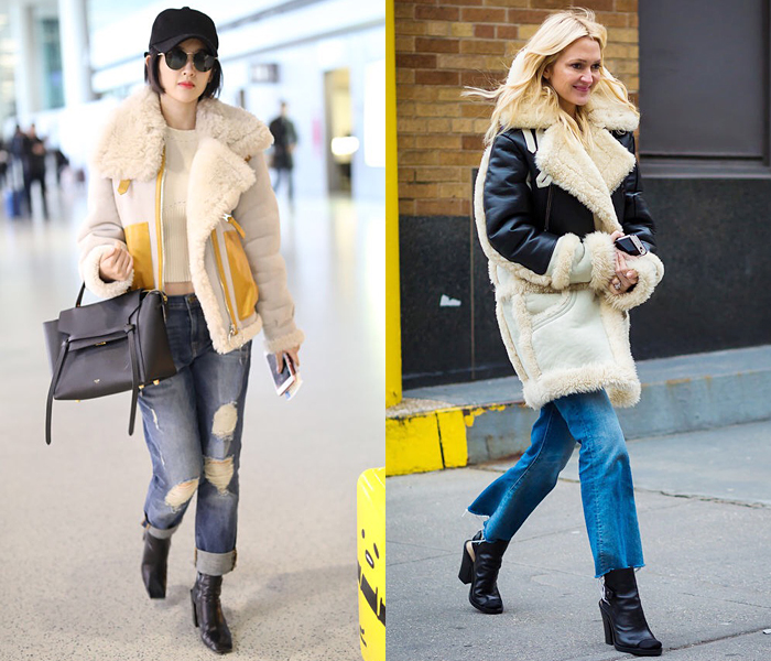 毛領皮衣搭配女款圖片 帥到?jīng)]朋友