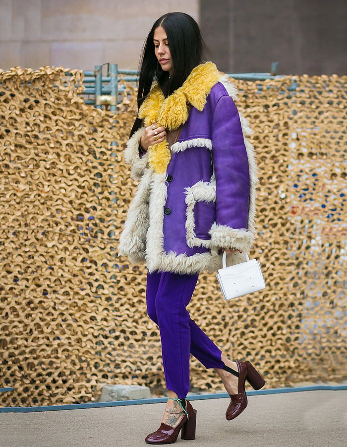 毛領皮衣搭配女款圖片 帥到?jīng)]朋友