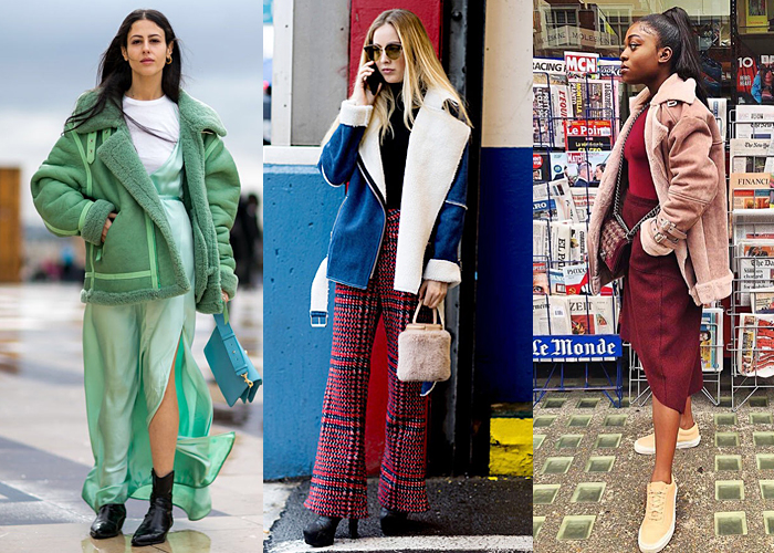 毛領皮衣搭配女款圖片 帥到?jīng)]朋友