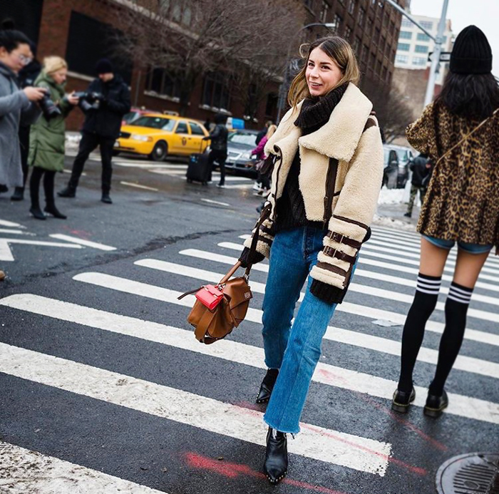 毛領皮衣搭配女款圖片 帥到?jīng)]朋友