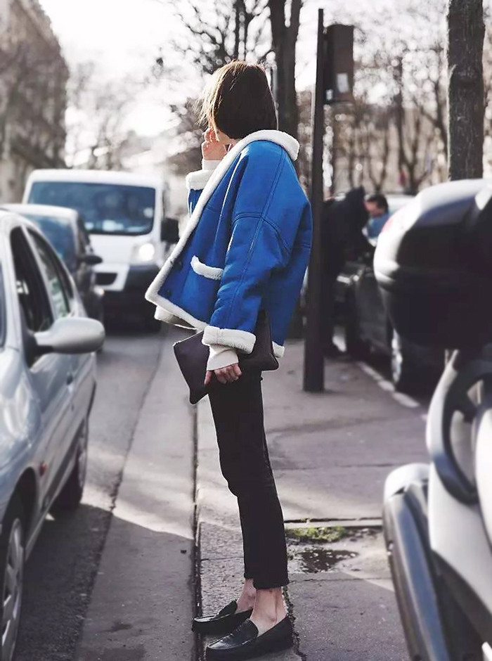 毛領皮衣搭配女款圖片 帥到?jīng)]朋友