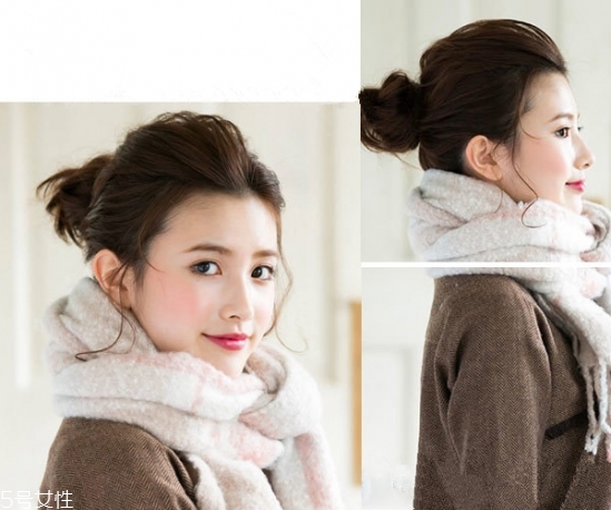 冬天系圍巾怎么扎頭發(fā)？適合搭配羽絨服的發(fā)型