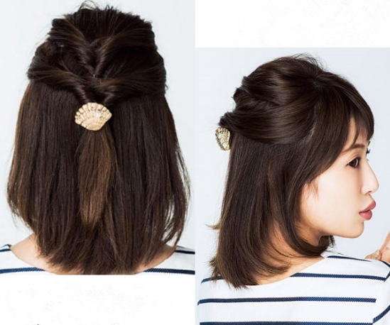 披肩發(fā)怎么扎好看？披肩發(fā)好看扎發(fā)圖解