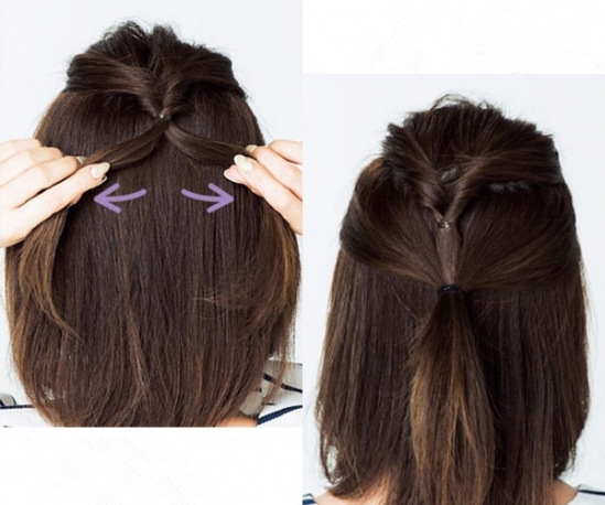 披肩發(fā)怎么扎好看？披肩發(fā)好看扎發(fā)圖解