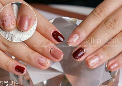 紅色系溫柔ins風(fēng)美甲 氣質(zhì)顯白 紅色系溫柔ins風(fēng)美甲 氣質(zhì)顯白