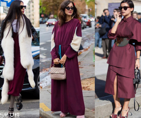 酒紅色衣服怎么搭配？女人味十足的冬日穿搭
