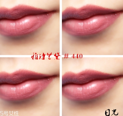 雅詩蘭黛440口紅試色 溫柔的枯玫瑰色 雅詩蘭黛440口紅試色 溫柔的枯玫瑰色