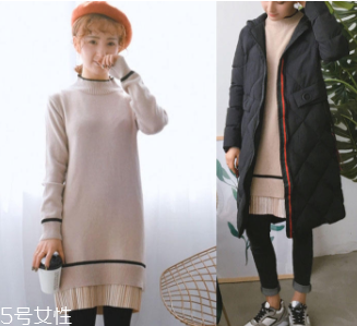 長款毛衣怎么搭配外套？六款毛衣連衣裙怎么搭都好看