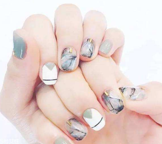 大理石美甲推薦 高級(jí)又有質(zhì)感