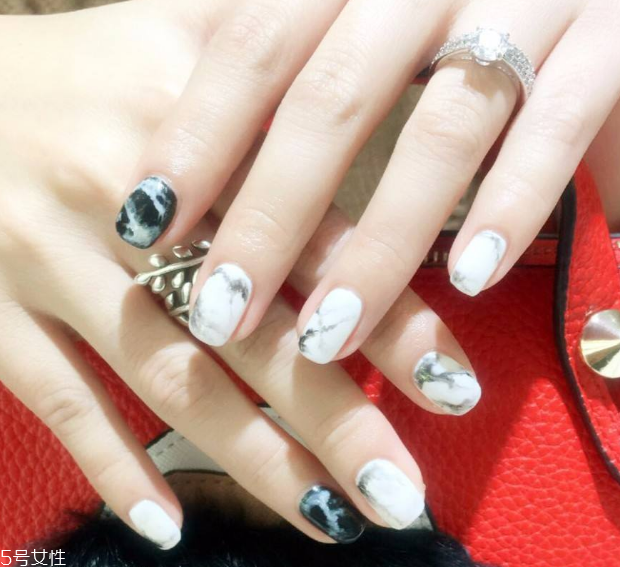 大理石美甲推薦 高級(jí)又有質(zhì)感