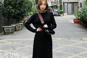 黑色針織裙配什么上衣好看？小女人溫柔氣質(zhì)盡顯